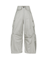 GRAY GLEAMURE PARACHUTE PANTS