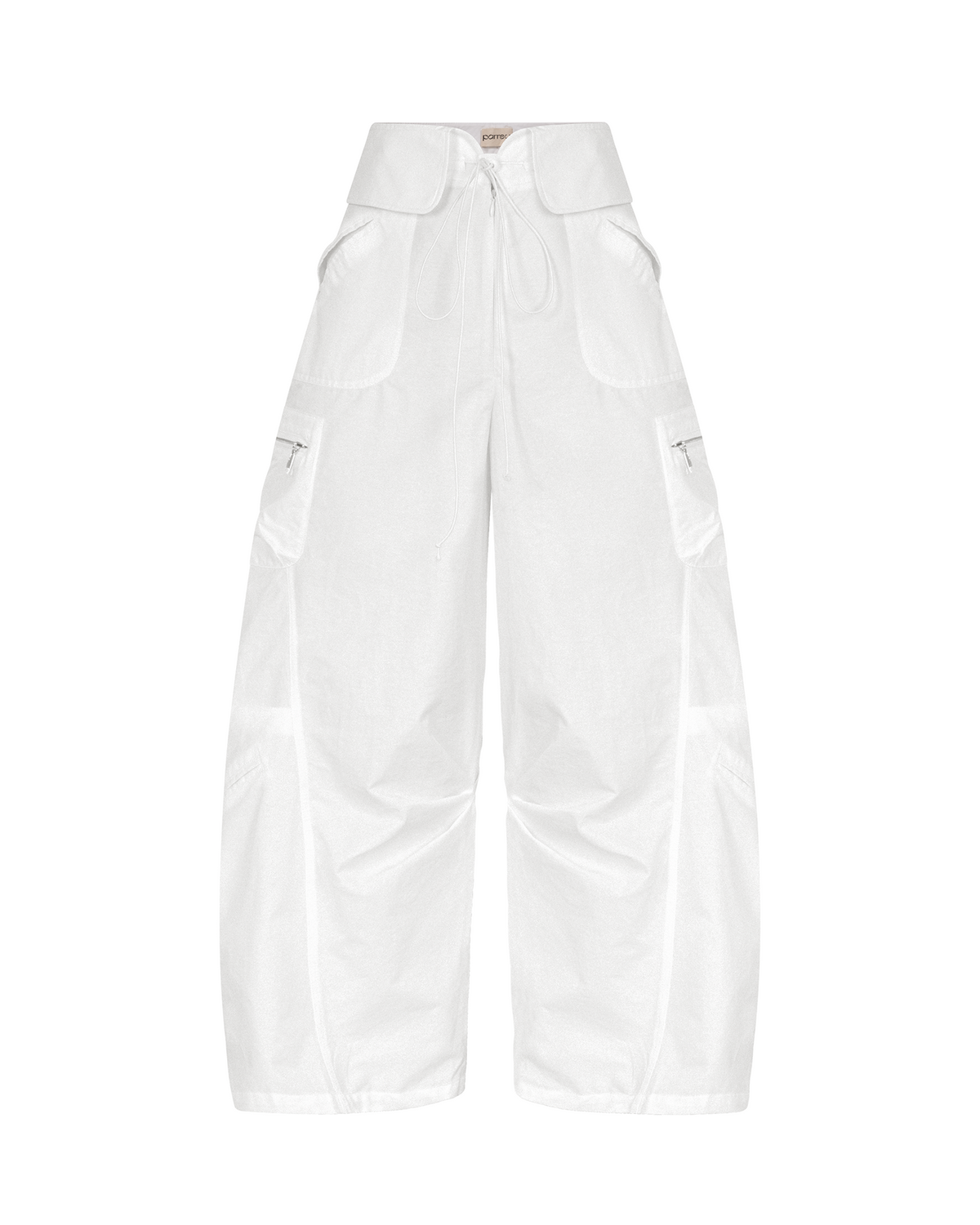 GRAY GLEAMURE PARACHUTE PANTS
