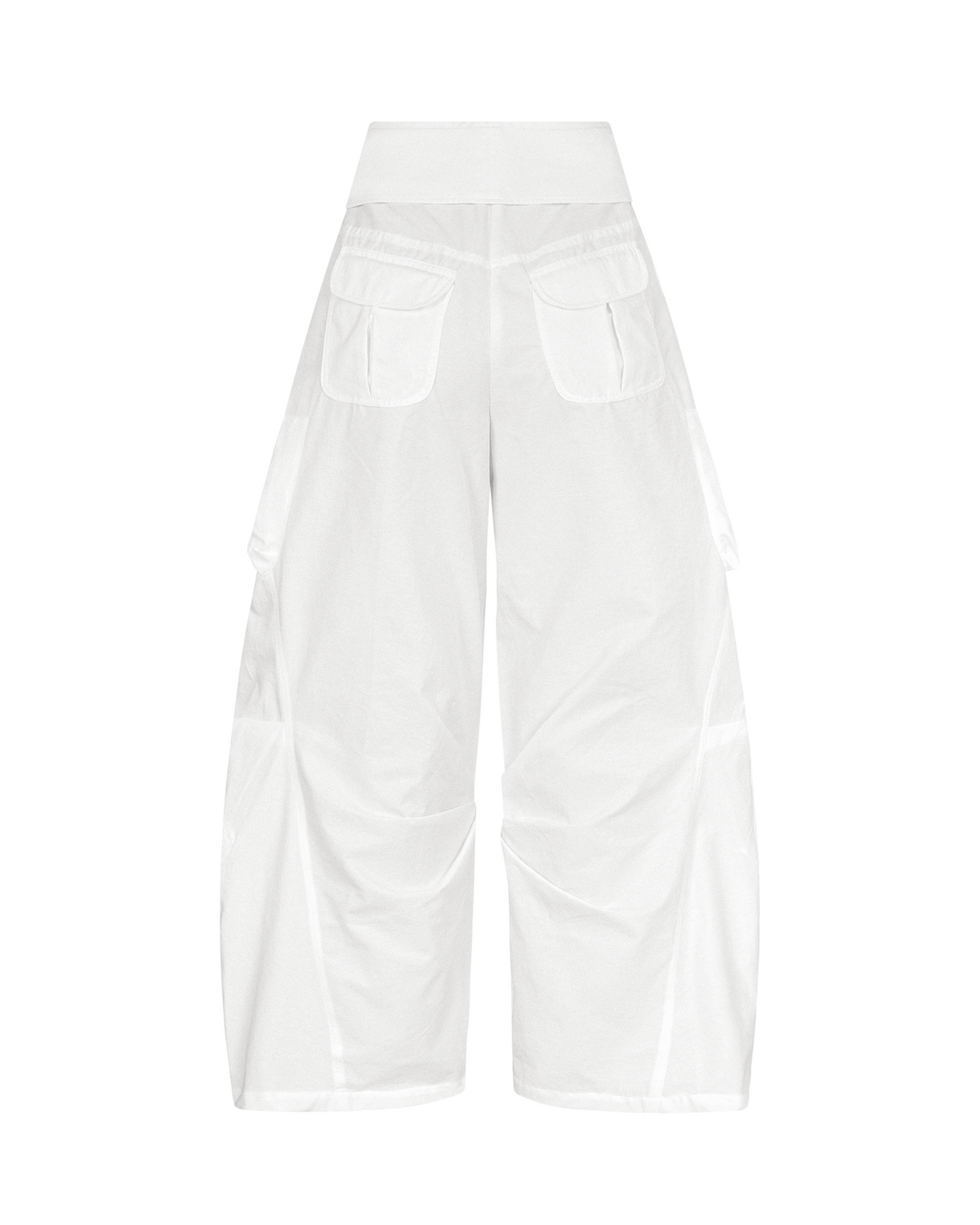 GRAY GLEAMURE PARACHUTE PANTS