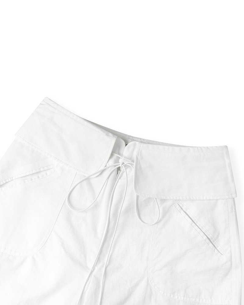GRAY GLEAMURE PARACHUTE PANTS