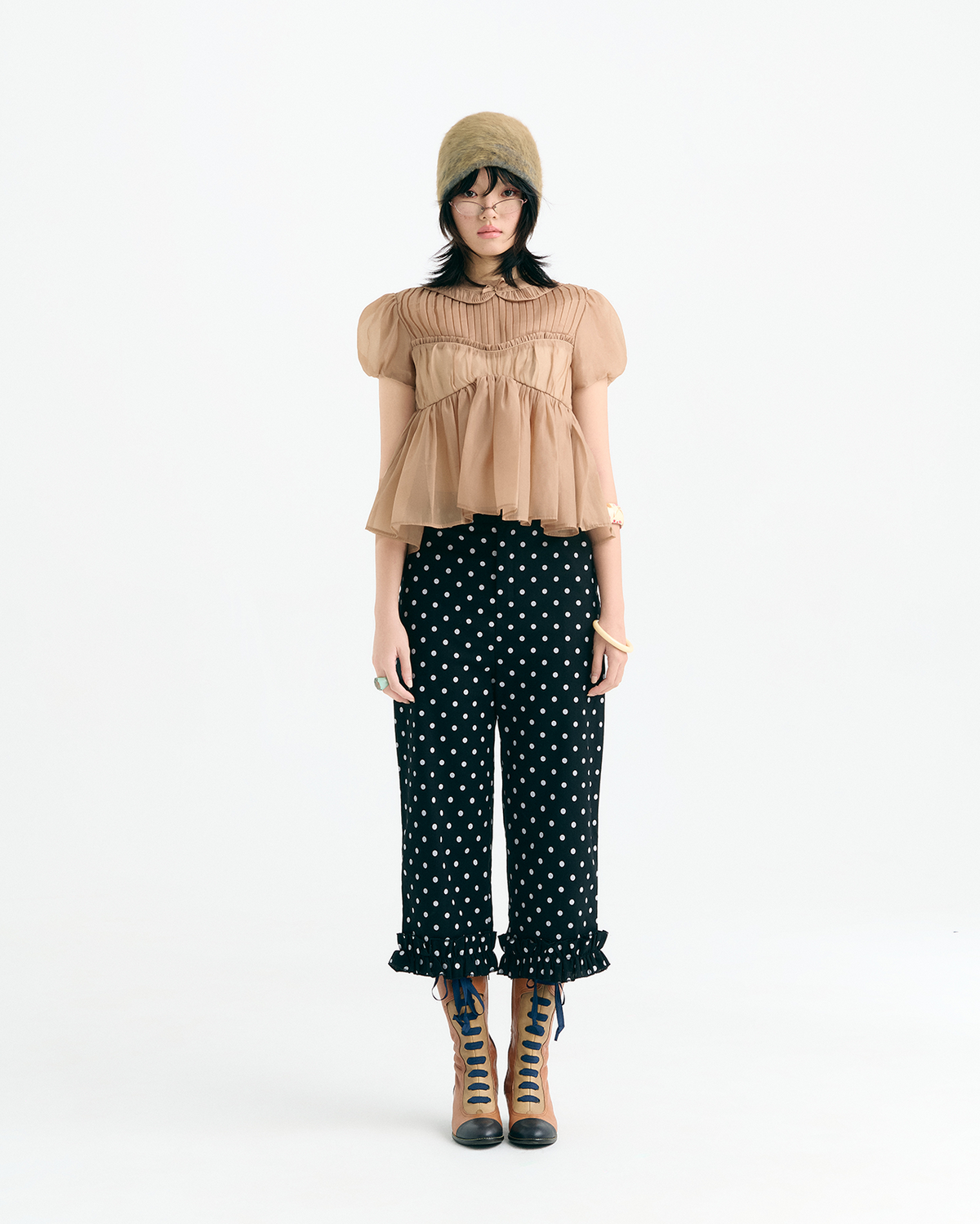 BROWN BALEINE TOP