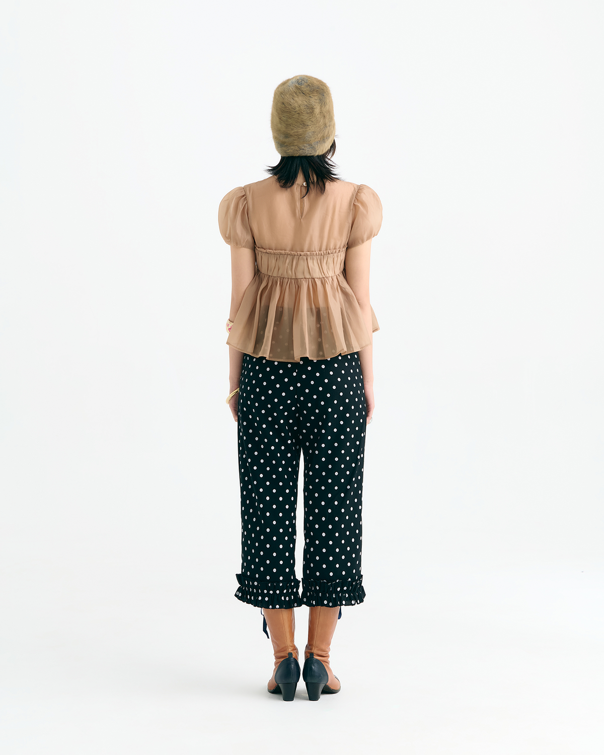 BROWN BALEINE TOP