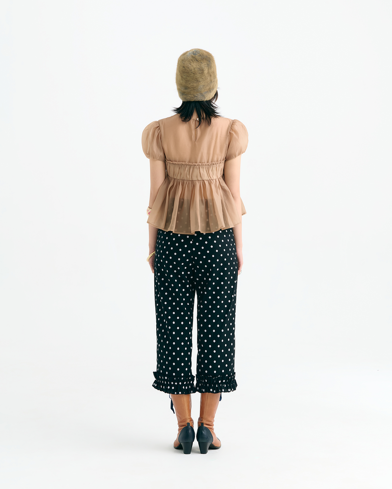 BROWN BALEINE TOP