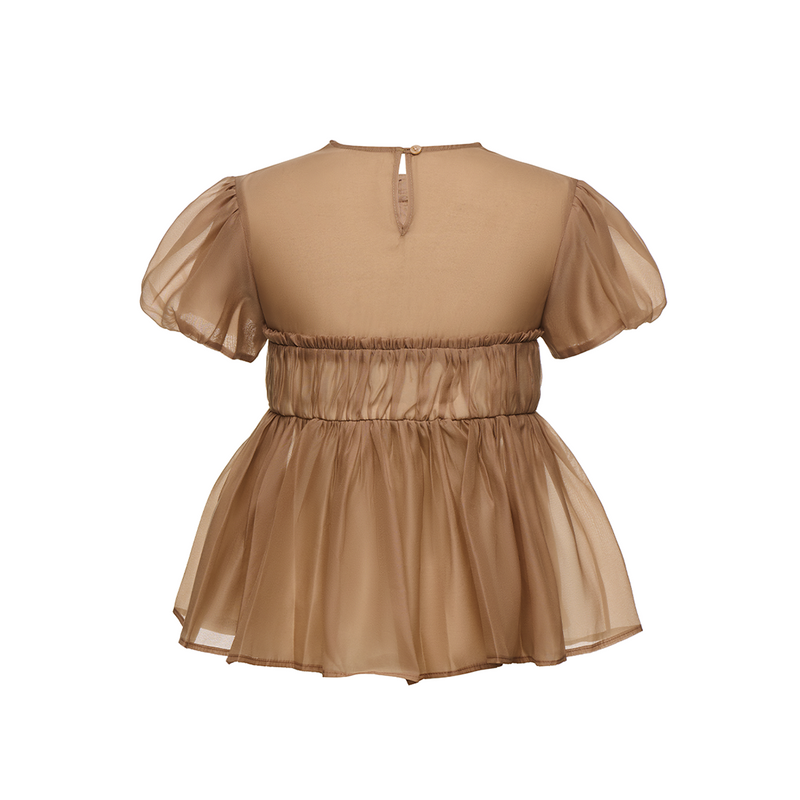 BROWN BALEINE TOP