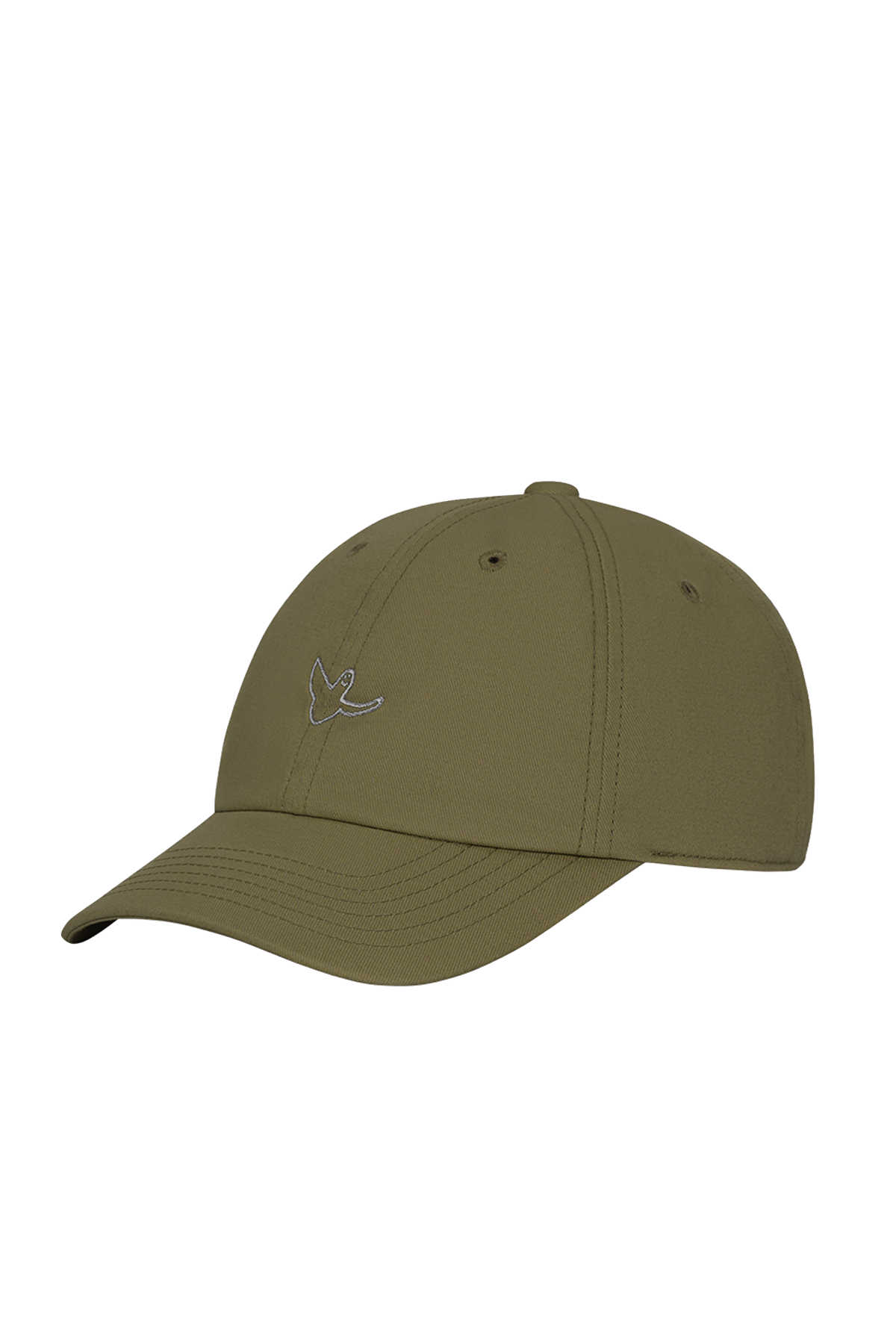 KHAKI ANGEL EMBROIDERY COTTON WII CAP