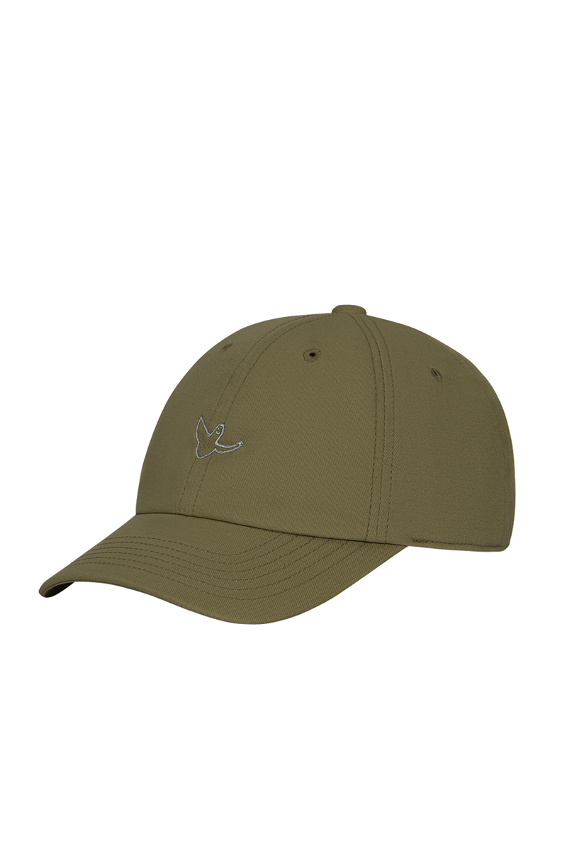 KHAKI ANGEL EMBROIDERY COTTON WII CAP