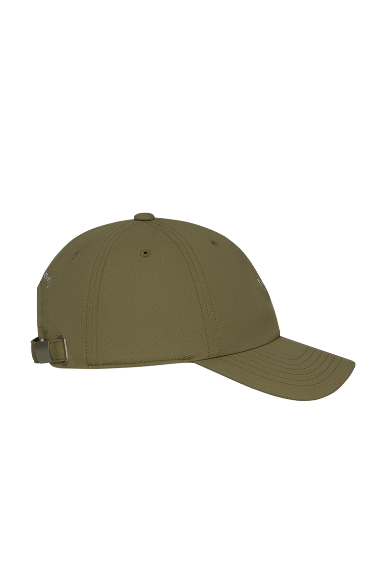 KHAKI ANGEL EMBROIDERY COTTON WII CAP