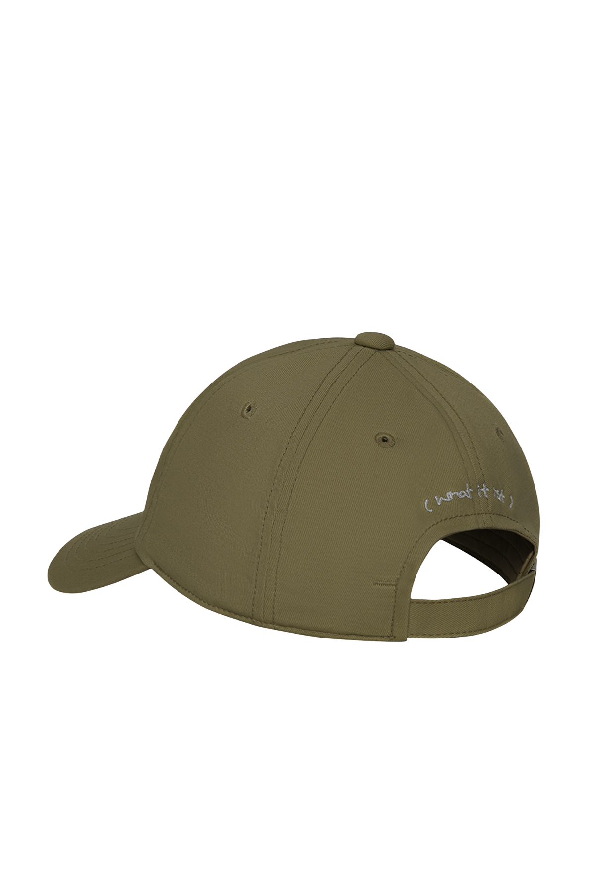 KHAKI ANGEL EMBROIDERY COTTON WII CAP