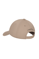DARK BEIGE ANGEL EMBROIDERY COTTON WII CAP