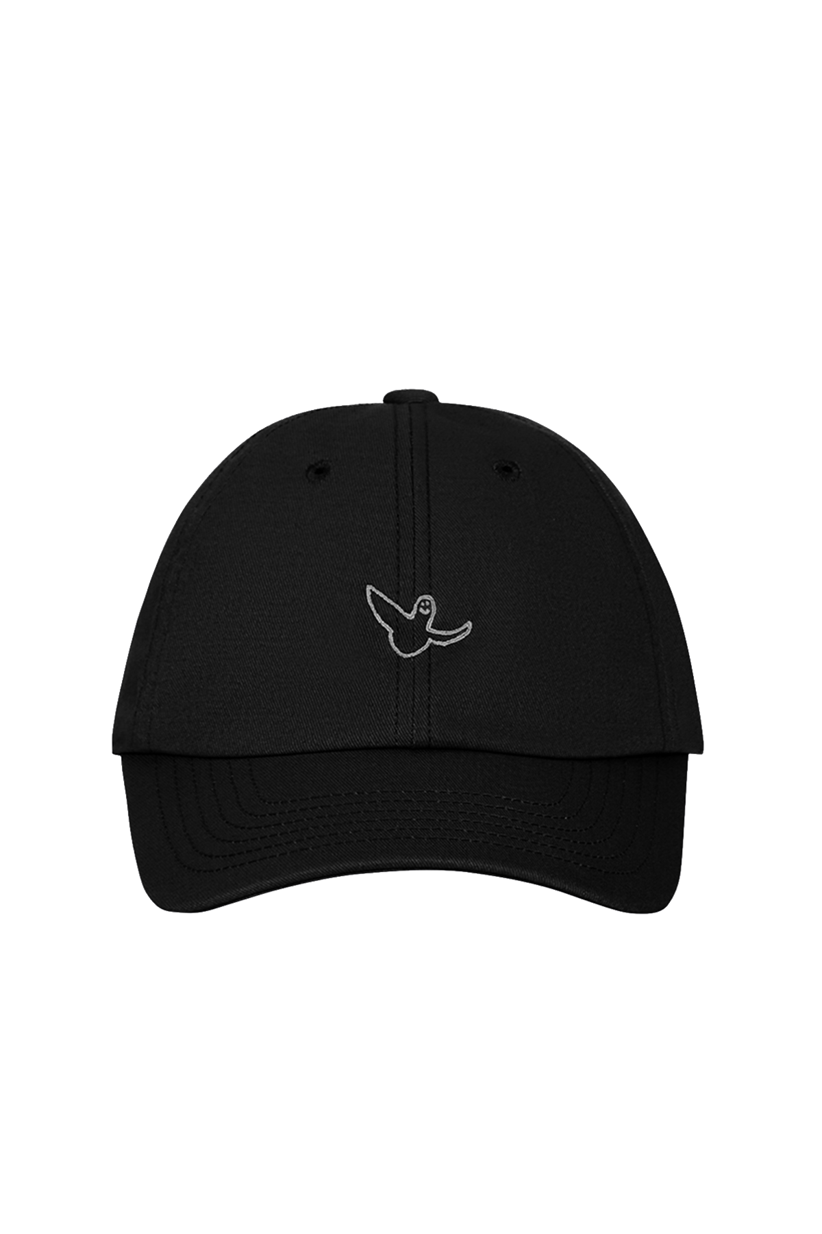 BLACK ANGEL EMBROIDERY COTTON WII CAP