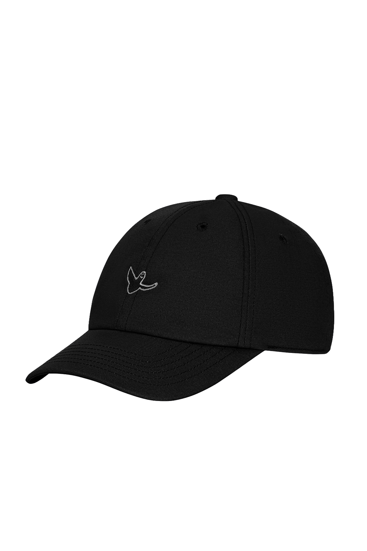 BLACK ANGEL EMBROIDERY COTTON WII CAP