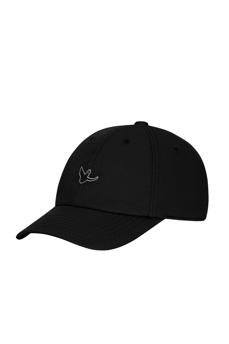 BLACK ANGEL EMBROIDERY COTTON WII CAP