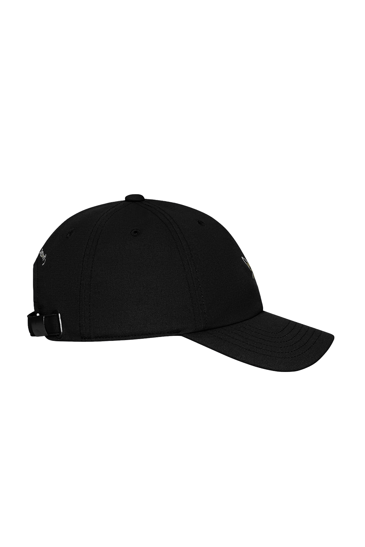 BLACK ANGEL EMBROIDERY COTTON WII CAP