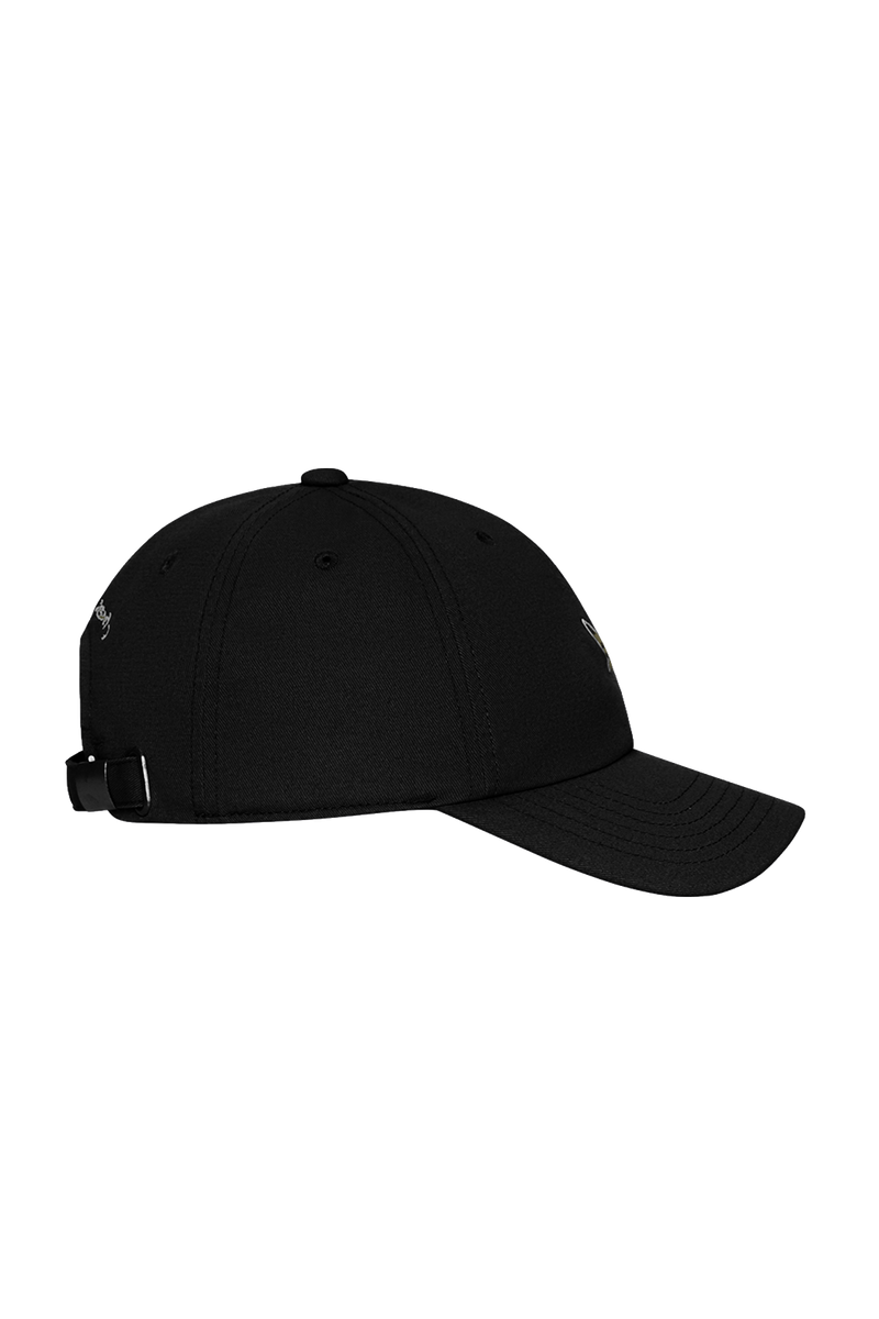 BLACK ANGEL EMBROIDERY COTTON WII CAP