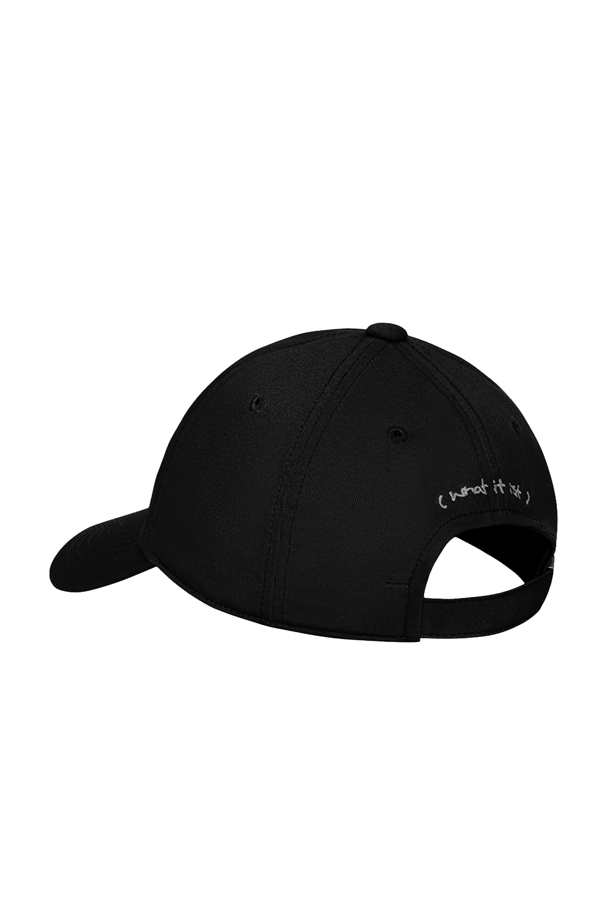 BLACK ANGEL EMBROIDERY COTTON WII CAP