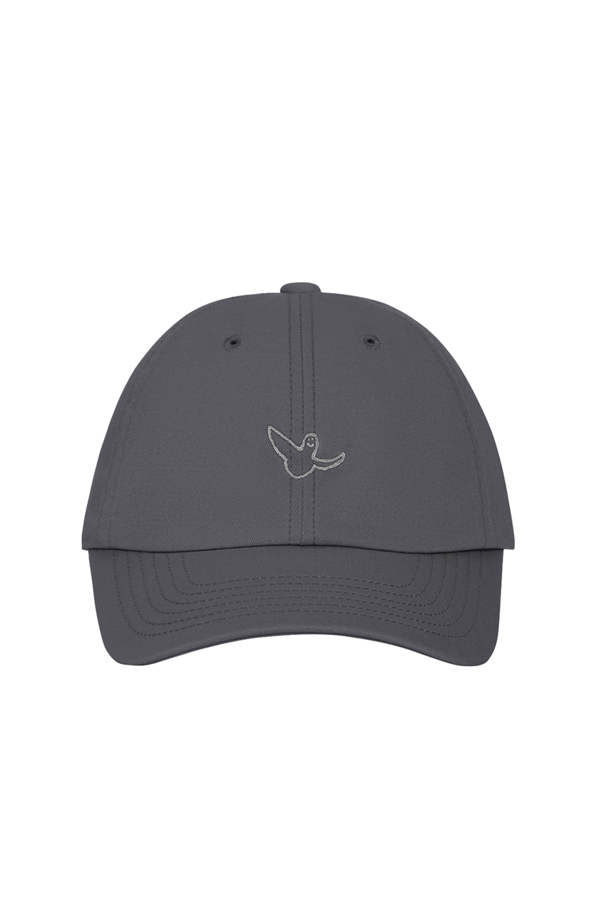 GRAY ANGEL EMBROIDERY COTTON WII CAP