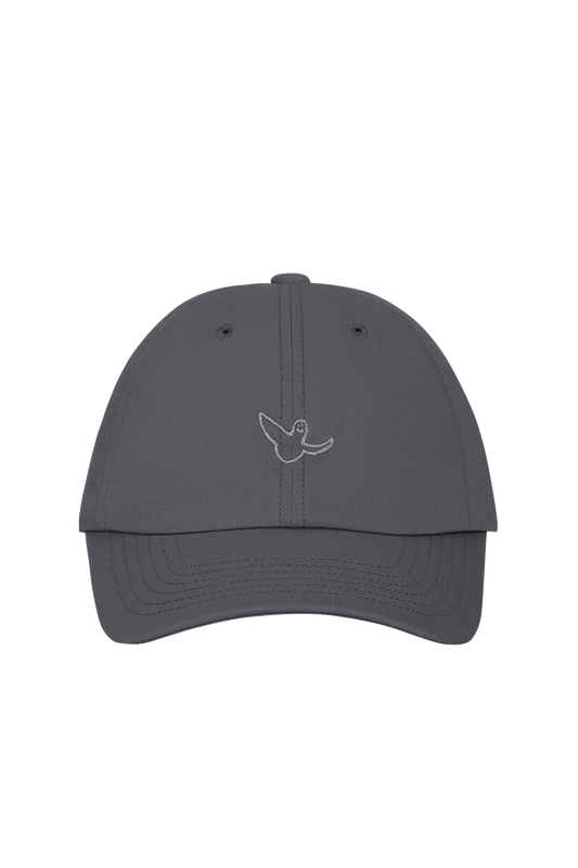 GRAY ANGEL EMBROIDERY COTTON WII CAP