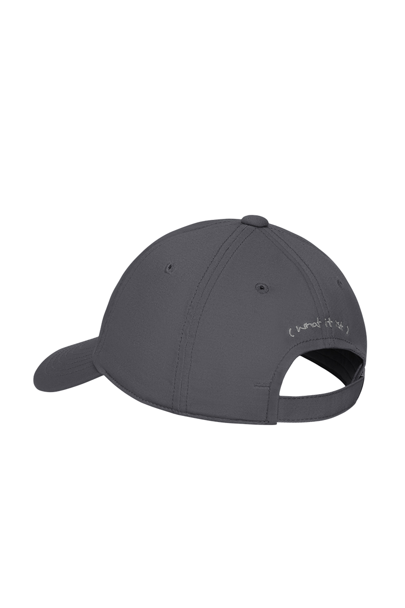 GRAY ANGEL EMBROIDERY COTTON WII CAP