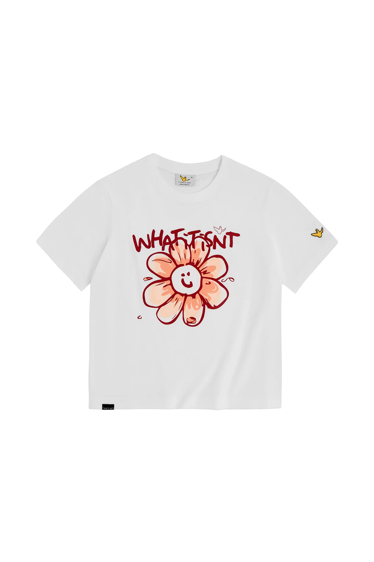 OFF WHITE WII DAISY COTTON BABY TEE