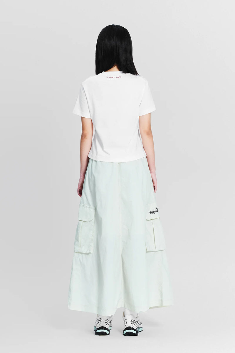 OFF WHITE WII DAISY COTTON BABY TEE