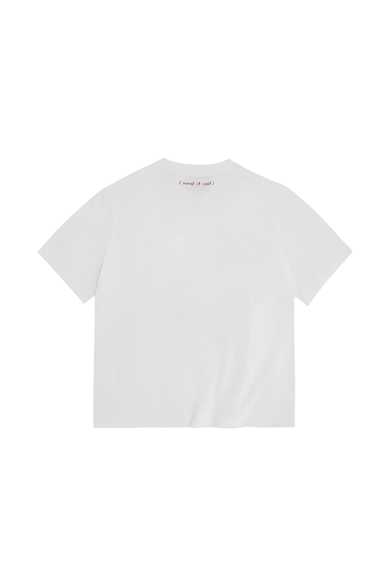 OFF WHITE WII DAISY COTTON BABY TEE