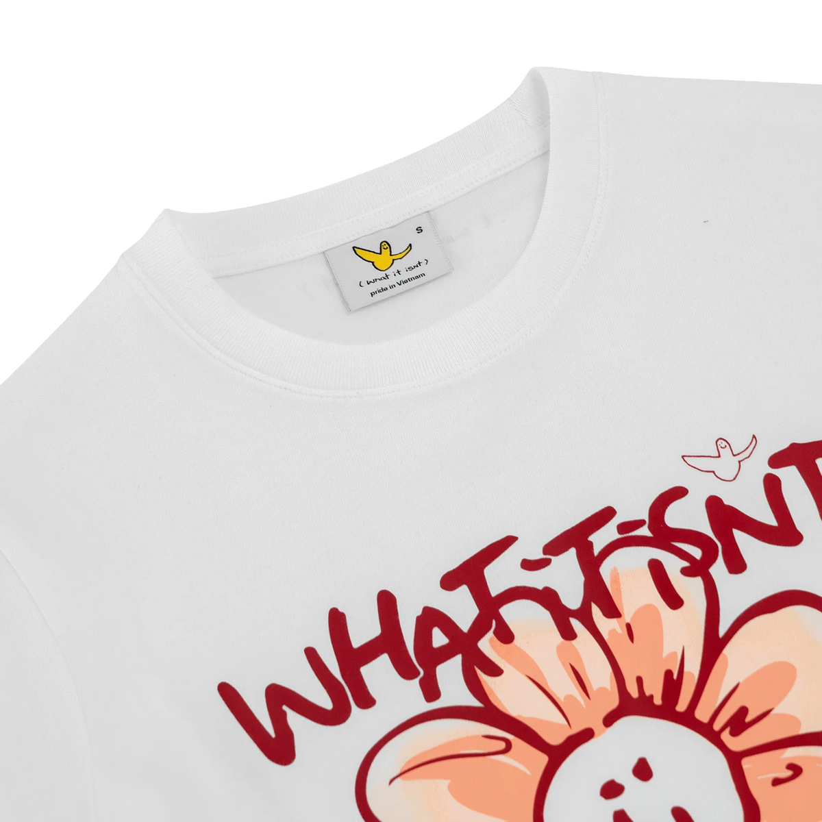 OFF WHITE WII DAISY COTTON BABY TEE