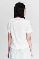 OFF WHITE WII DAISY COTTON BABY TEE