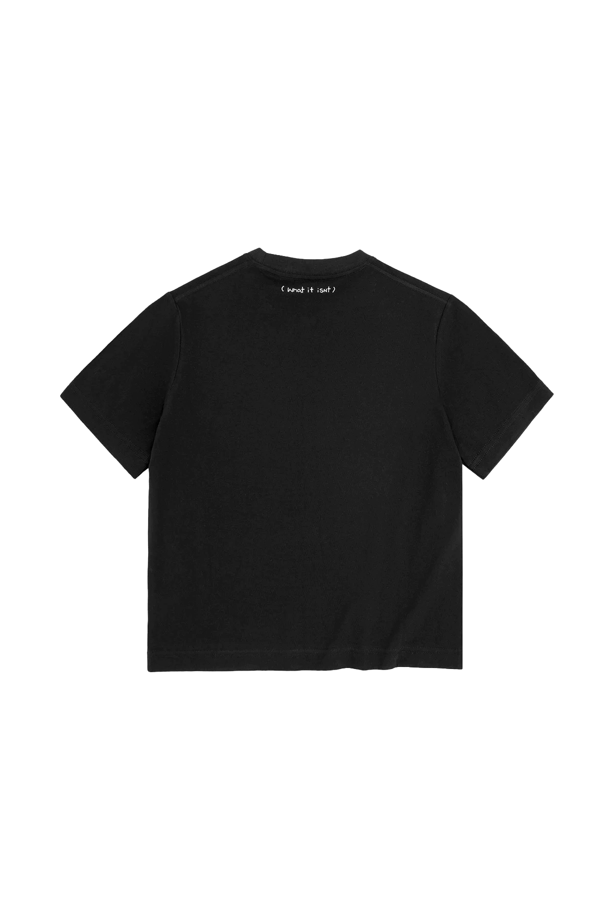 BLACK WII DAISY COTTON BABY TEE