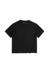 BLACK WII DAISY COTTON BABY TEE