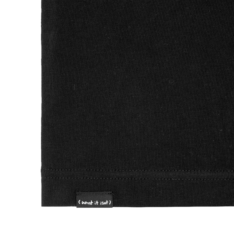 BLACK WII DAISY COTTON BABY TEE
