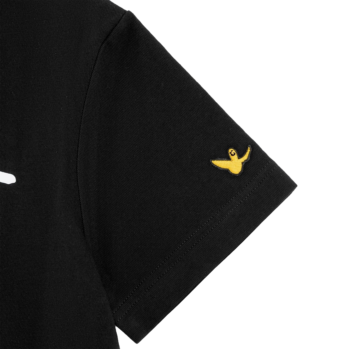 BLACK WII DAISY COTTON BABY TEE