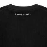 BLACK WII DAISY COTTON BABY TEE