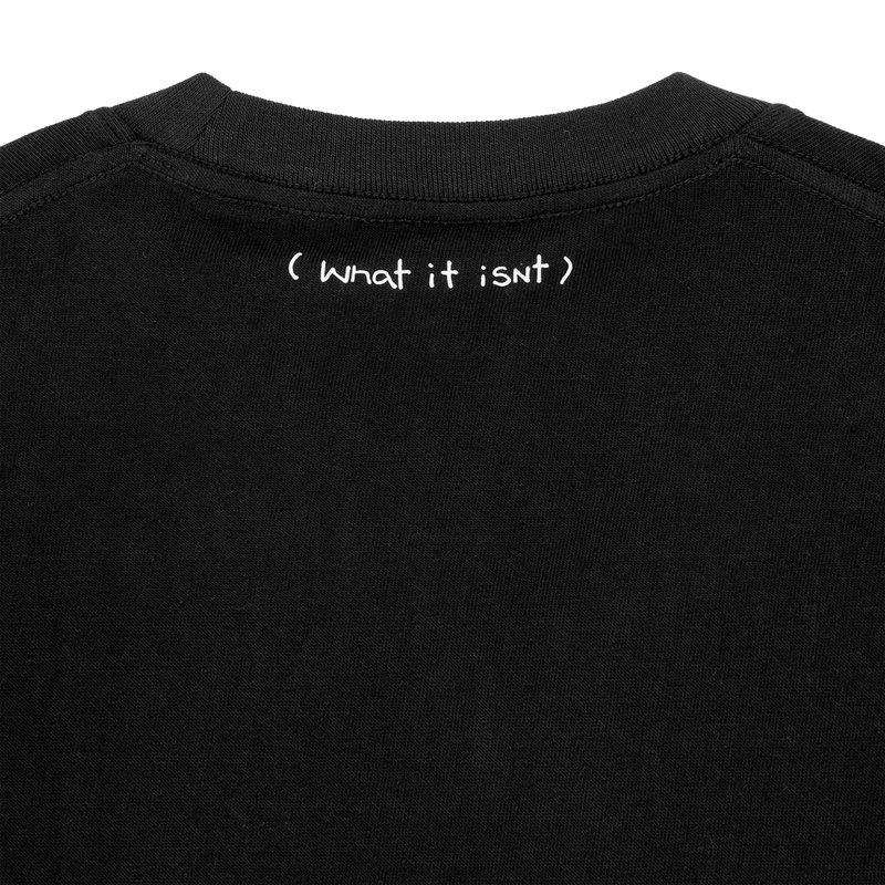BLACK WII DAISY COTTON BABY TEE