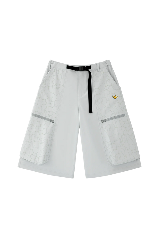 LIGHT GRAY WII RIPPLES DUMAX CARBON JORTS