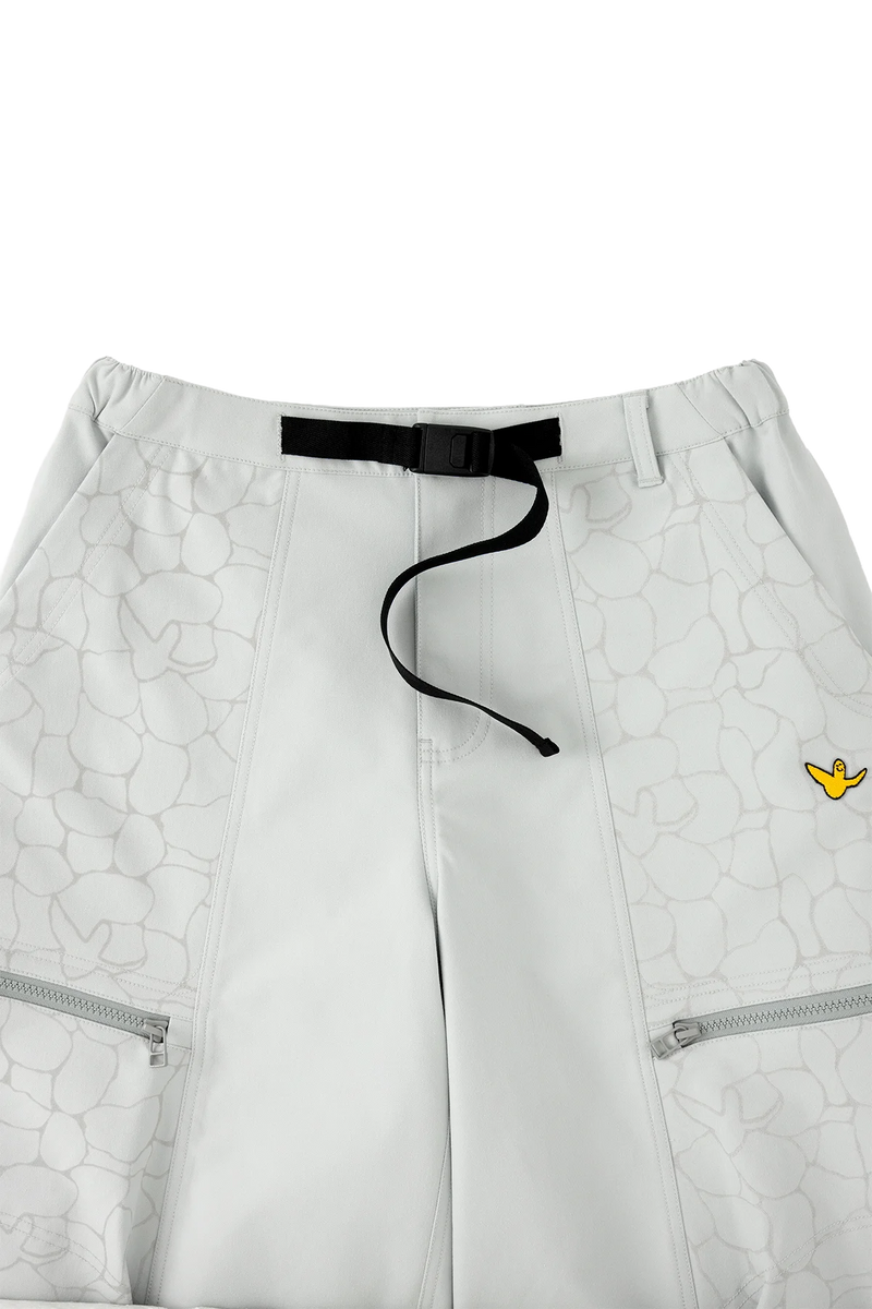 LIGHT GRAY WII RIPPLES DUMAX CARBON JORTS
