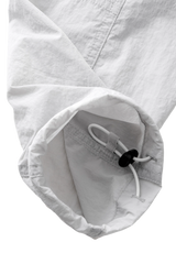 LIGHT GRAY WII POLYAMIDE HOOD ZIPPER CROPTOP JACKET