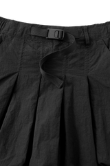 BLACK WII WII POLYAMIDE PUFFY CARGO MINI SKIRT
