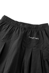 BLACK WII WII POLYAMIDE PUFFY CARGO MINI SKIRT