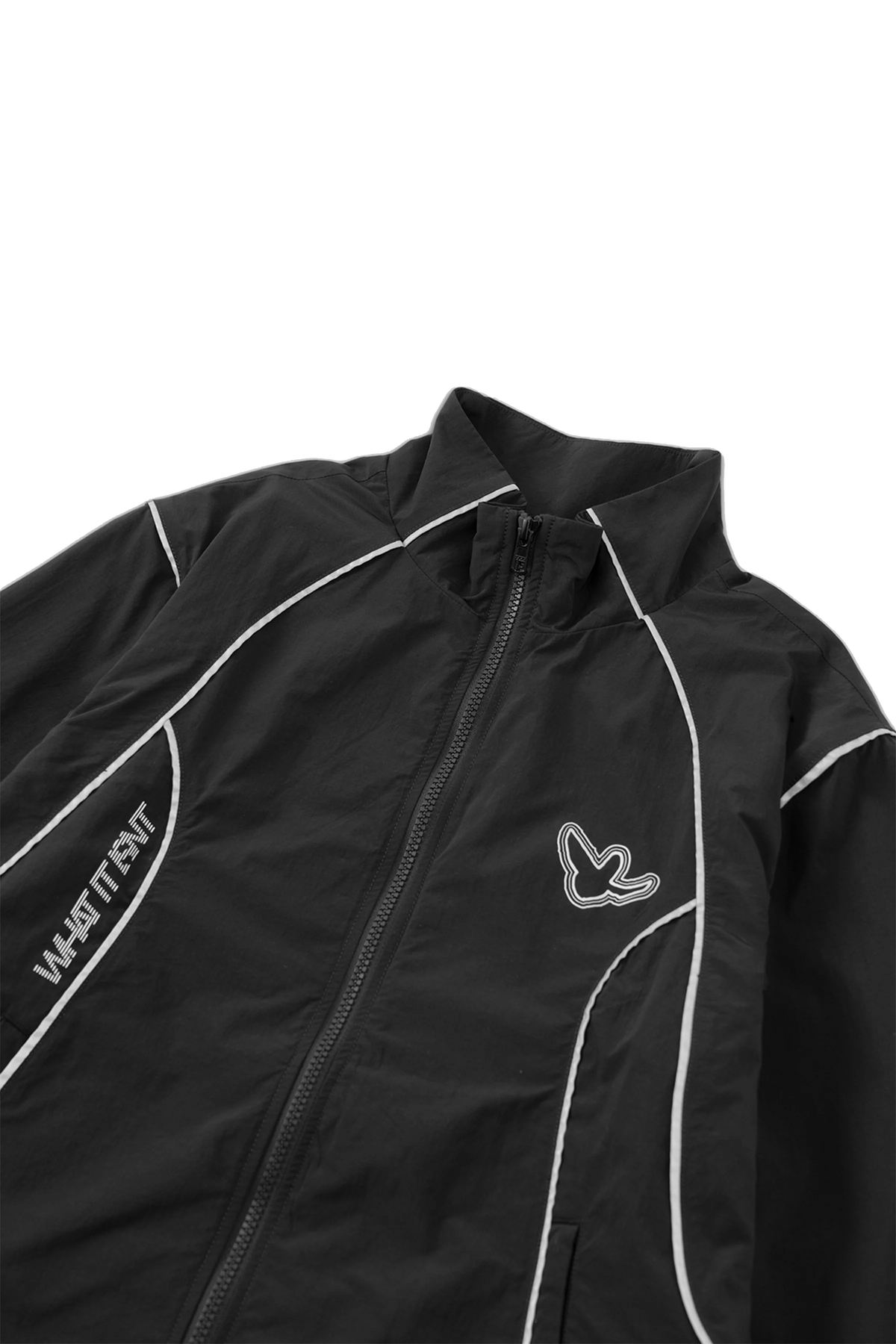 WII POLYAMIDE REFLECTIVE PIPPING TRACK JACKET