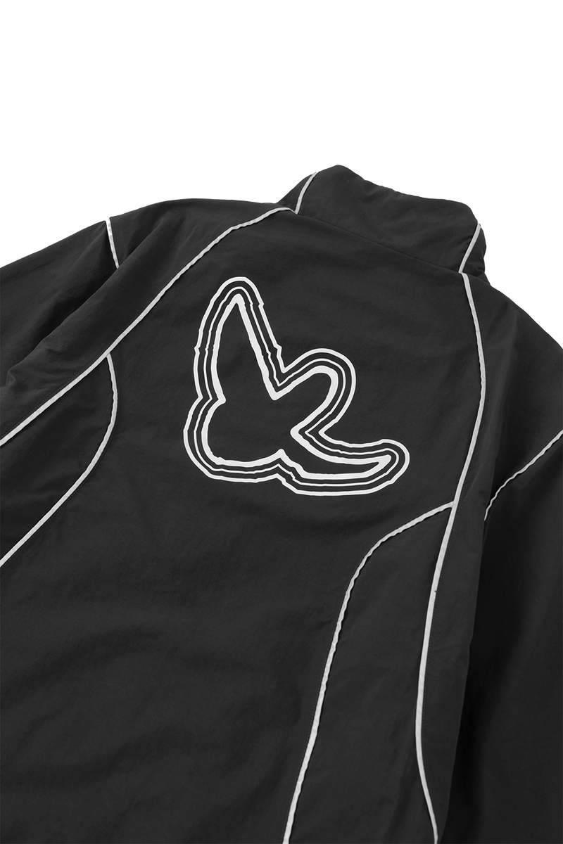WII POLYAMIDE REFLECTIVE PIPPING TRACK JACKET