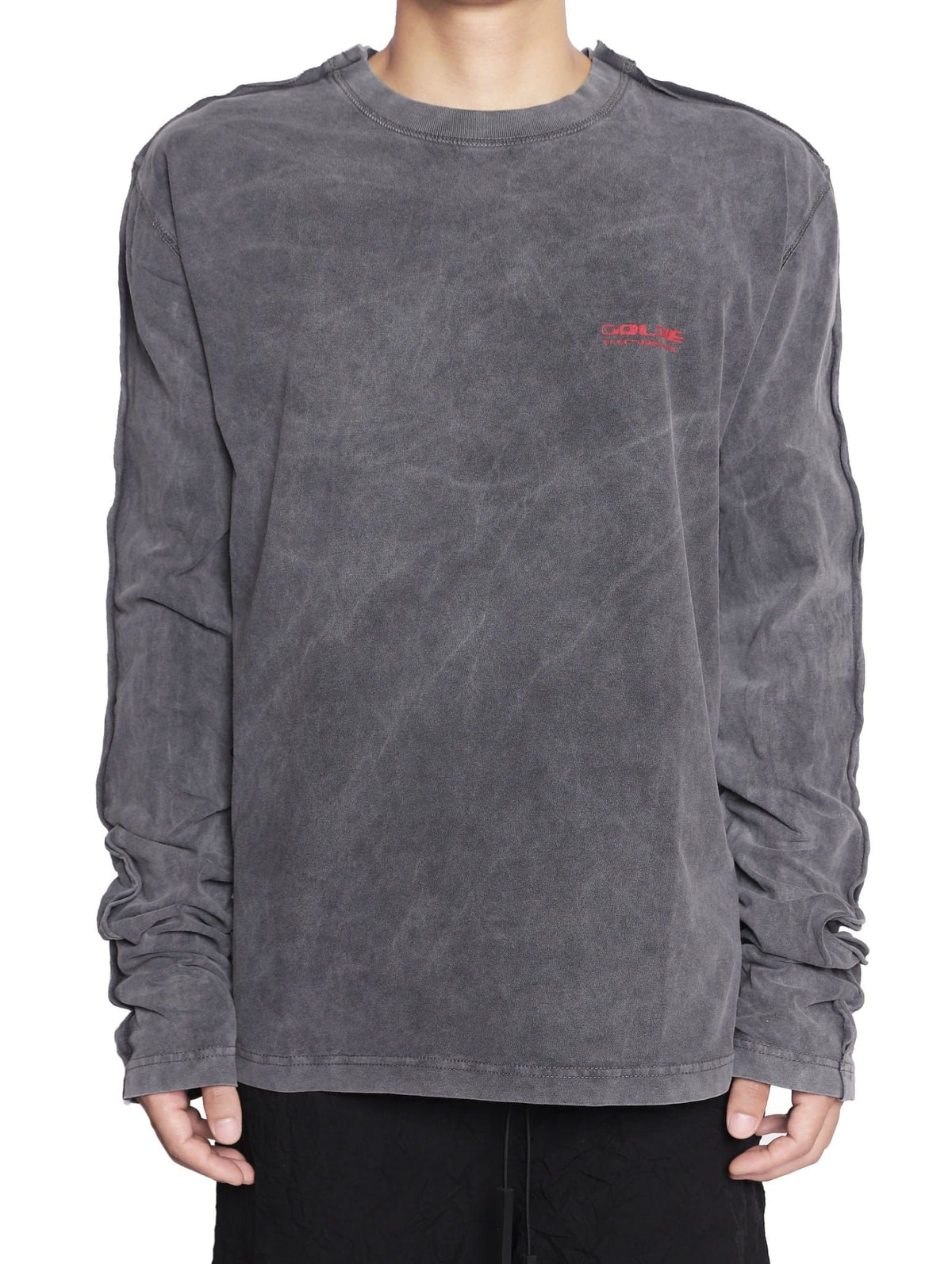 ELECTROSEXUAL GREY WASHED LONGSLEEVES