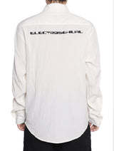 WHITE CUPRO LONG SHIRT
