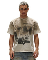 "FNOS" WASHED PRINTED TEE TWG39 - DIRTY BEIGE