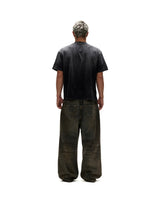 "FNOS" WASHED PRINTED TEE TWG40 - BLACK