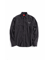 BLACK CUPRO LONG SHIRT