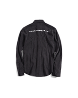 BLACK CUPRO LONG SHIRT