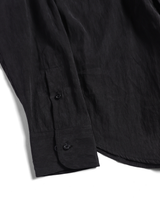BLACK CUPRO LONG SHIRT