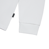 WHITE WII BASIC ANGEL LONG SLEEVE COTTON TEE