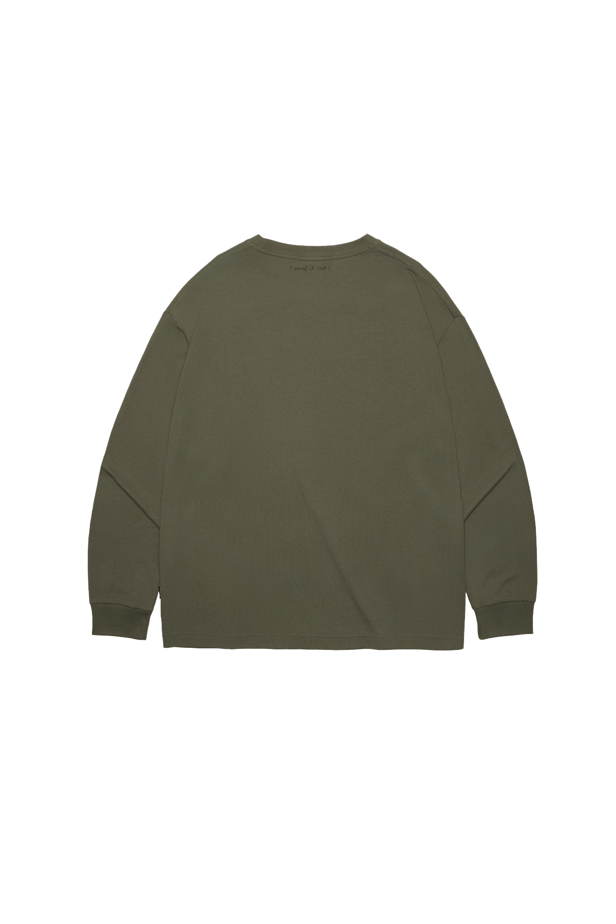 GREEN CB WII BASIC ANGEL LONG SLEEVE COTTON TEE