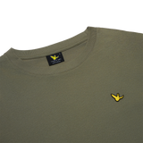 GREEN CB WII BASIC ANGEL LONG SLEEVE COTTON TEE